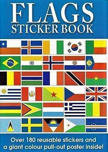 Flags Sticker Book And World Poster – BookXcess