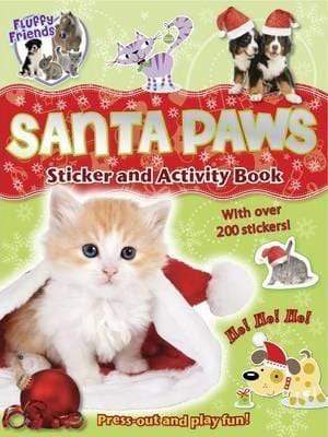 Fluffy Friends Santa Paws : Sticker, Press-out and Activity