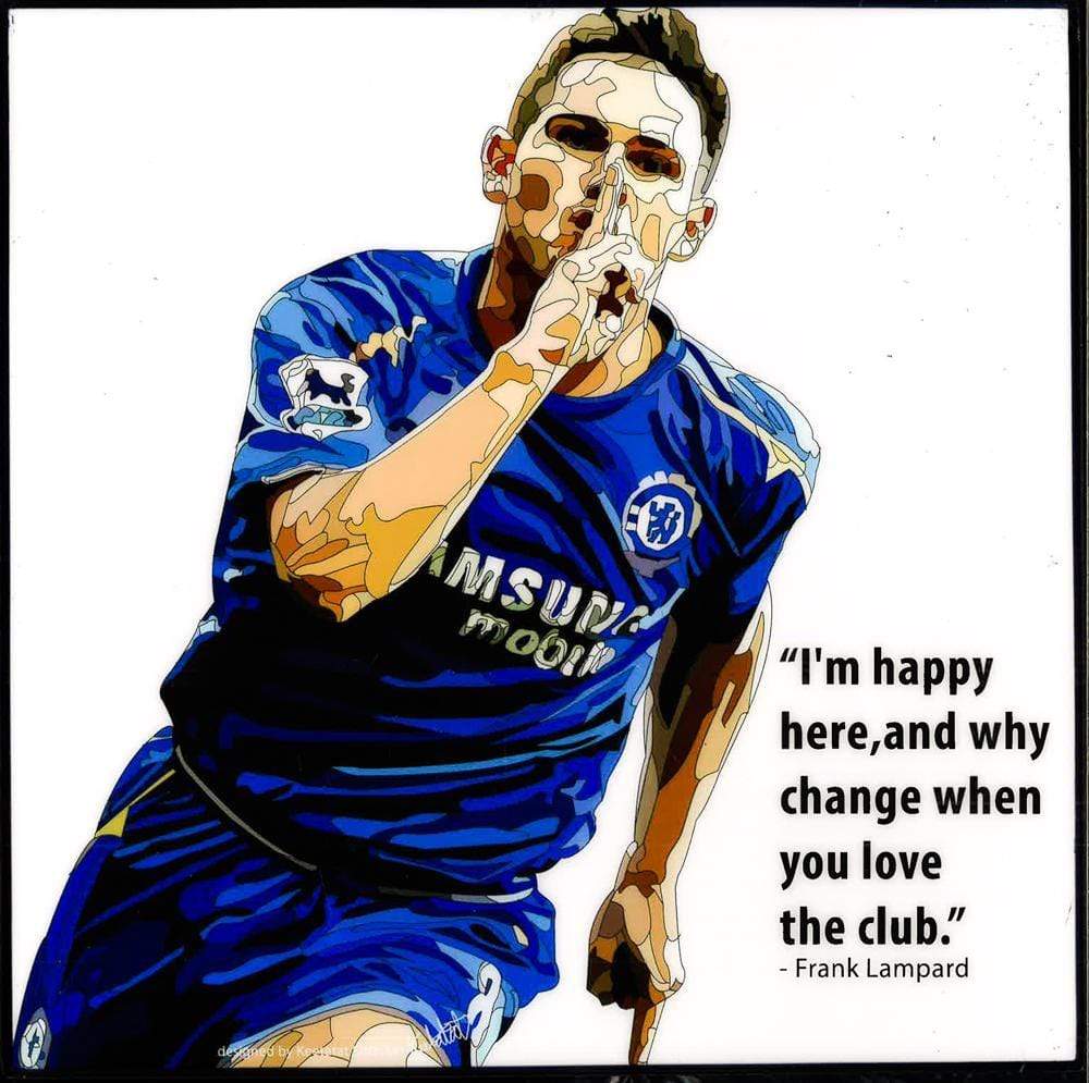 FRANK LAMPARD: WHITE POP ART (10'X10')