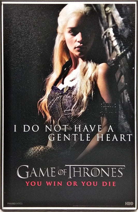 Game of Thrones - Gentle Heart (Plaque 11x17)