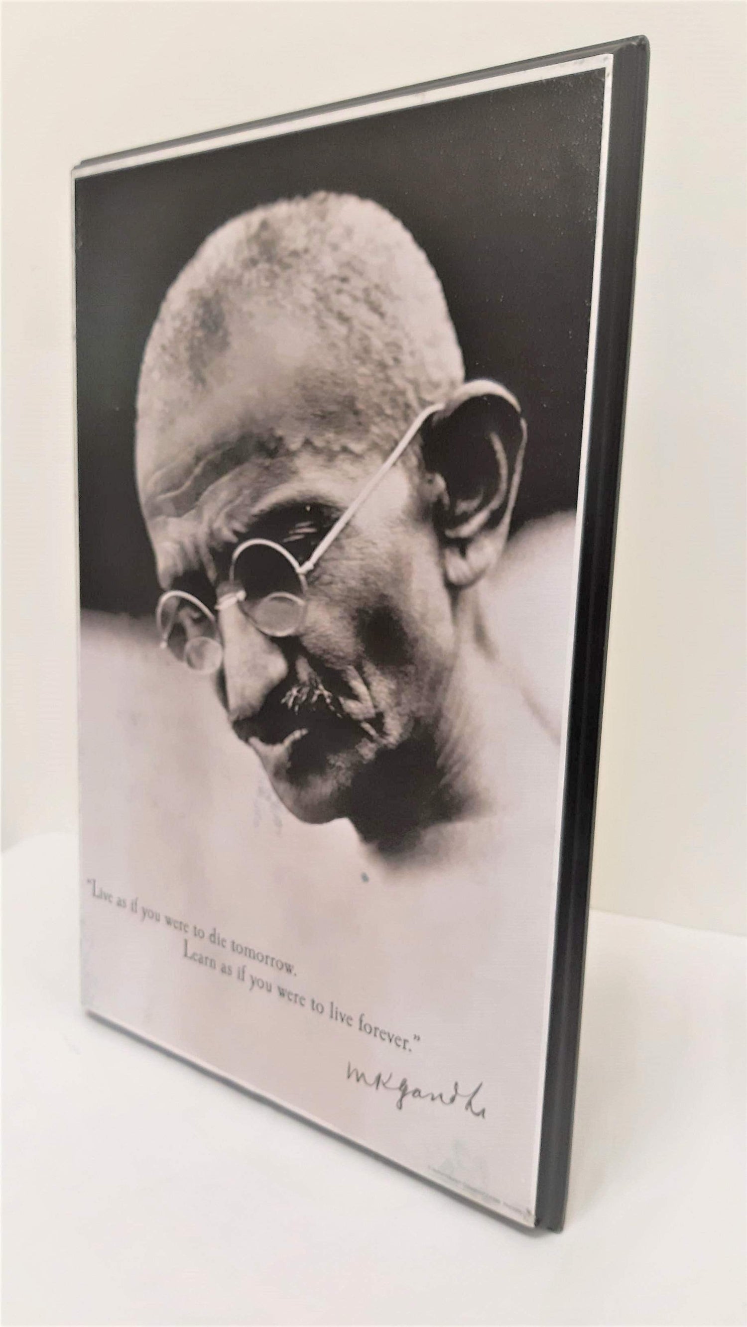 Gandhi - Live Forever (Plaque 11x17)