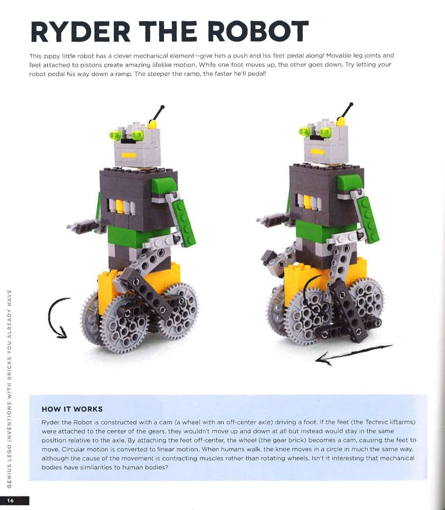 Genius Lego Inventions With Bricks You Already Have: 40+ New Robots, Vehicles, Contraptions, Gadgets, Games And Other Stem Projects With Real Moving Parts