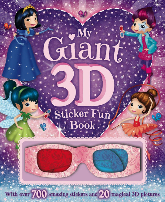 Giant 3D Activity Girls: My Beautiful 3d Sticker And Activity Book