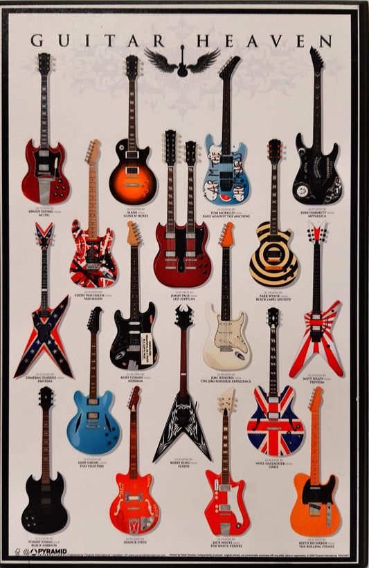 Guitar Heaven (Plaque 11X17)