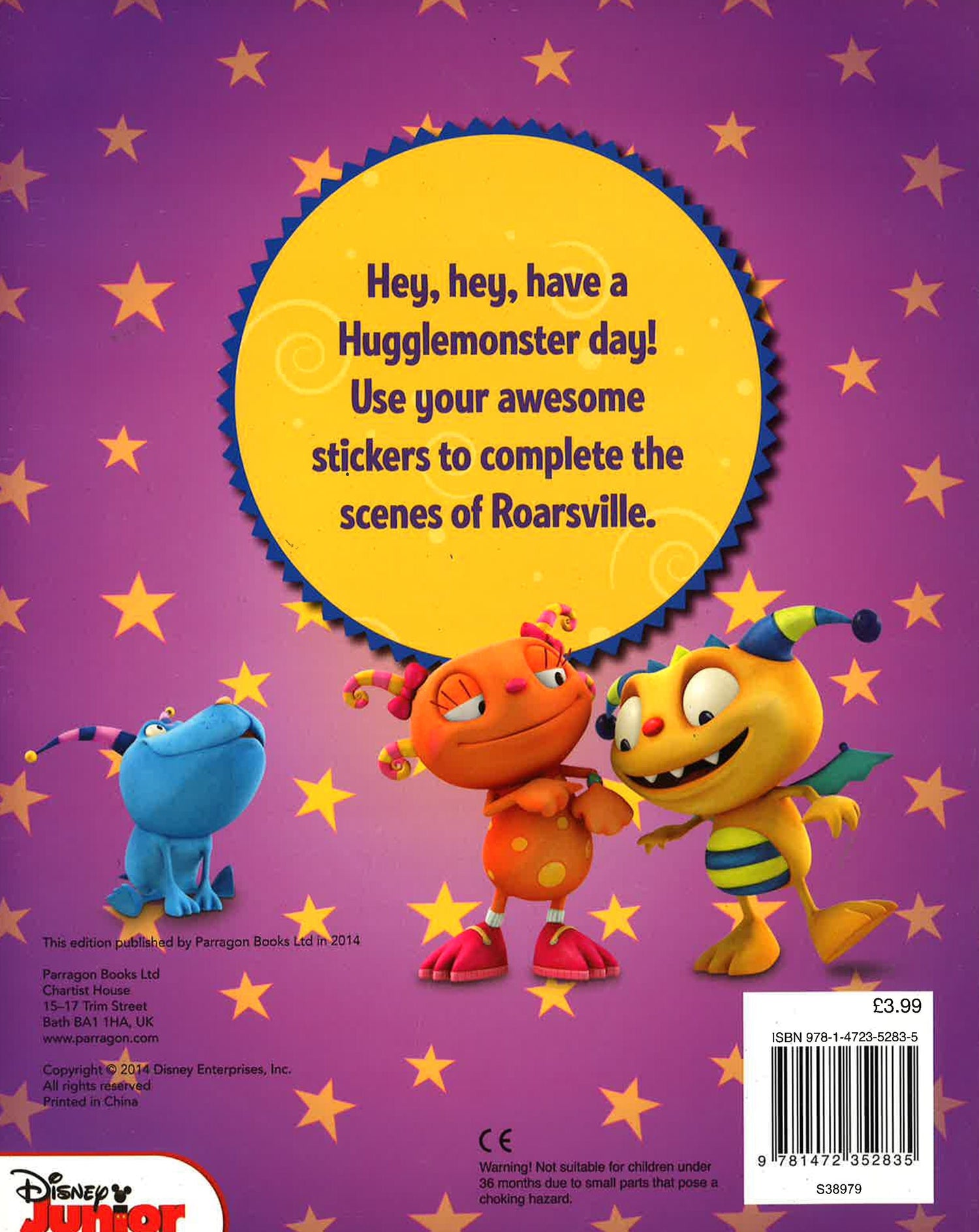 Henry Hugglemonster Roarsome Sticker Scenes