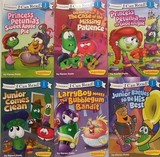 I Can Read Level 1: Veggie Tales Book Set  (6 Books)