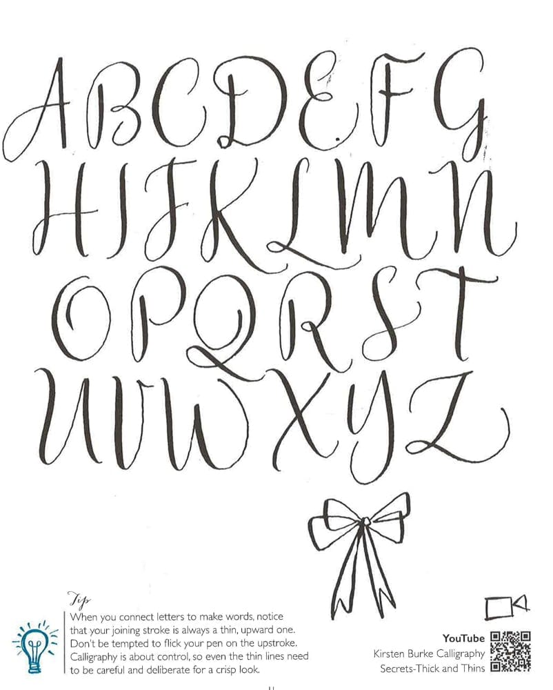 Calligraphy Practice Pad 9x12 - Meininger Art Supply