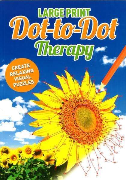 Large Print Dot To Dot Therapy