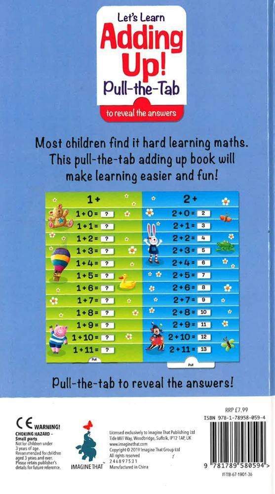 Let's Learn Adding Up! Pull The Tab