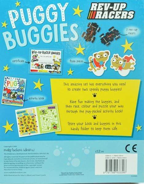 Make Believe Ideas Puggy Buggies Rev-Up Racers