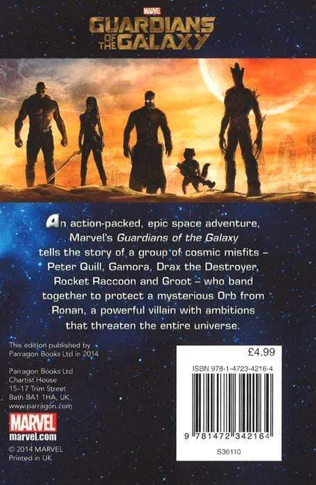 Marvel Guardians Of The Galaxy: Book Of The Film