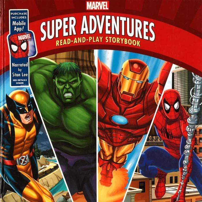 Marvel Super Adventures: Read-And-Play Storybook : Purchase Includes Mobile App For Iphone And Ipad! Narrated By Stan Lee