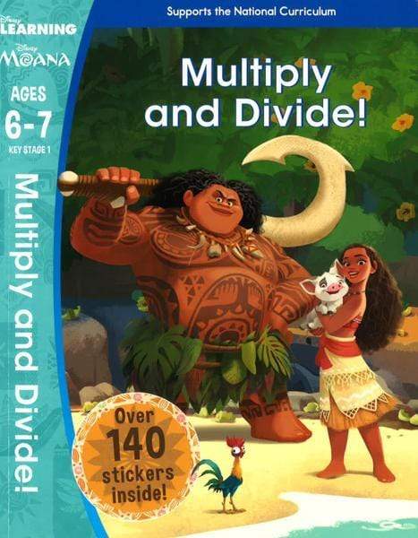 Moana: Multiply And Divide! (Ages 6-7)