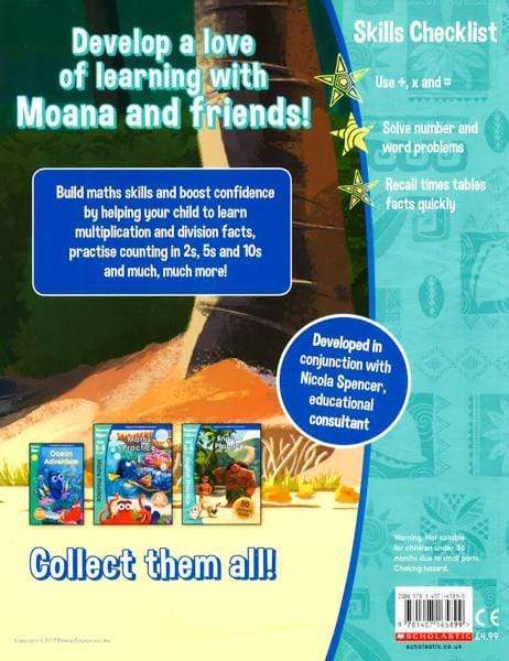 Moana: Multiply And Divide! (Ages 6-7)