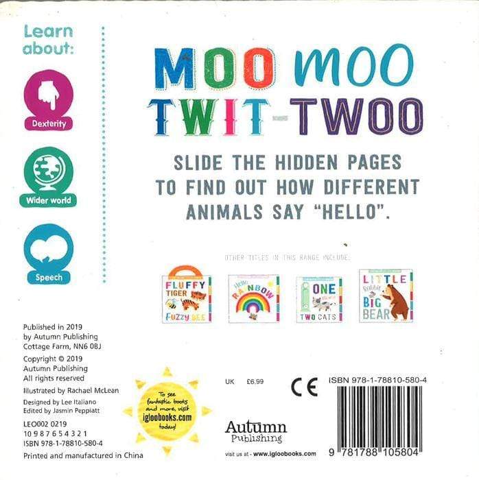 Moo Moo, Twit-Twoo (First Concepts Slide & Seek)