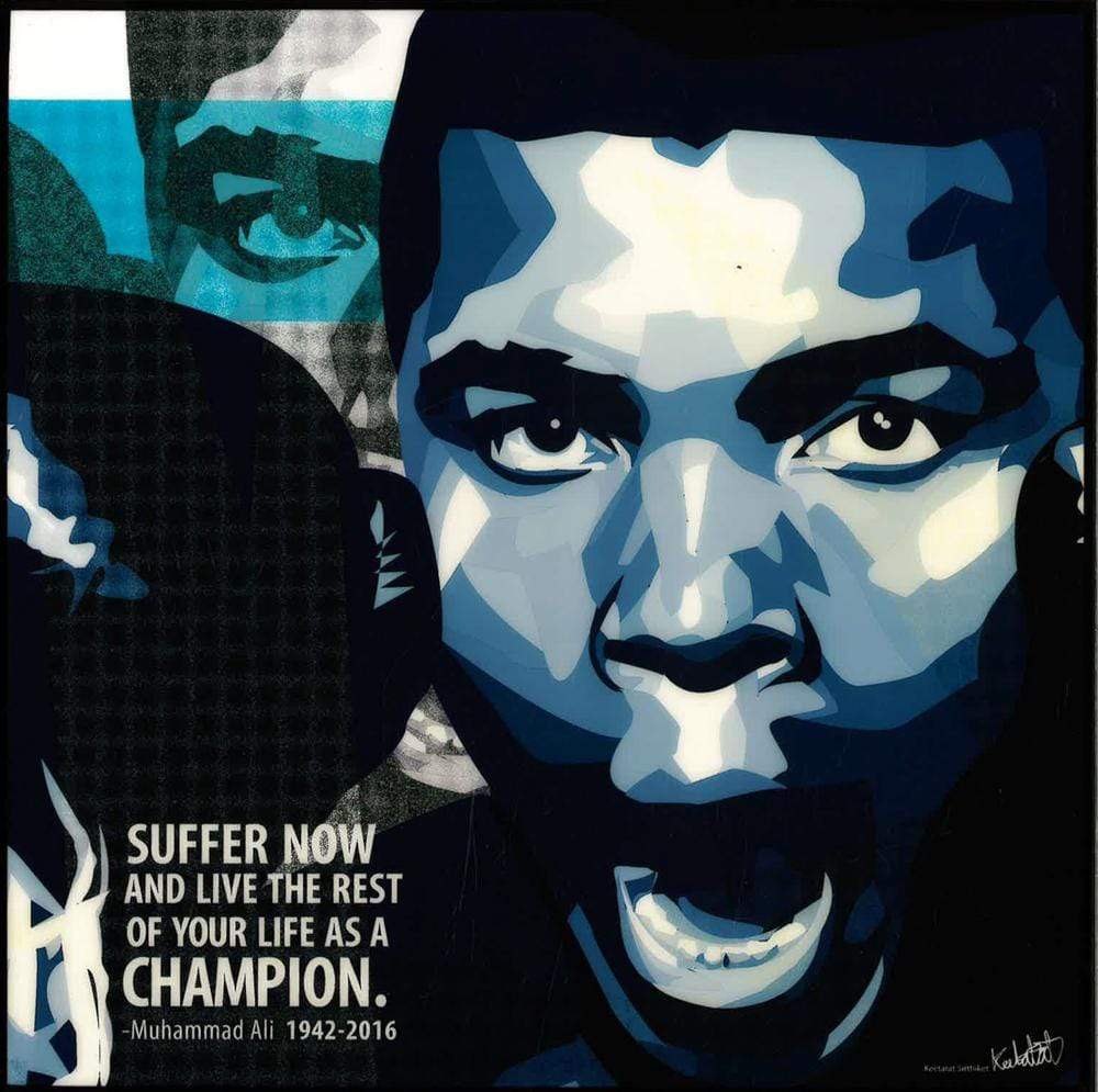 MUHAMMAD ALI VER.2 POP ART (10X10)