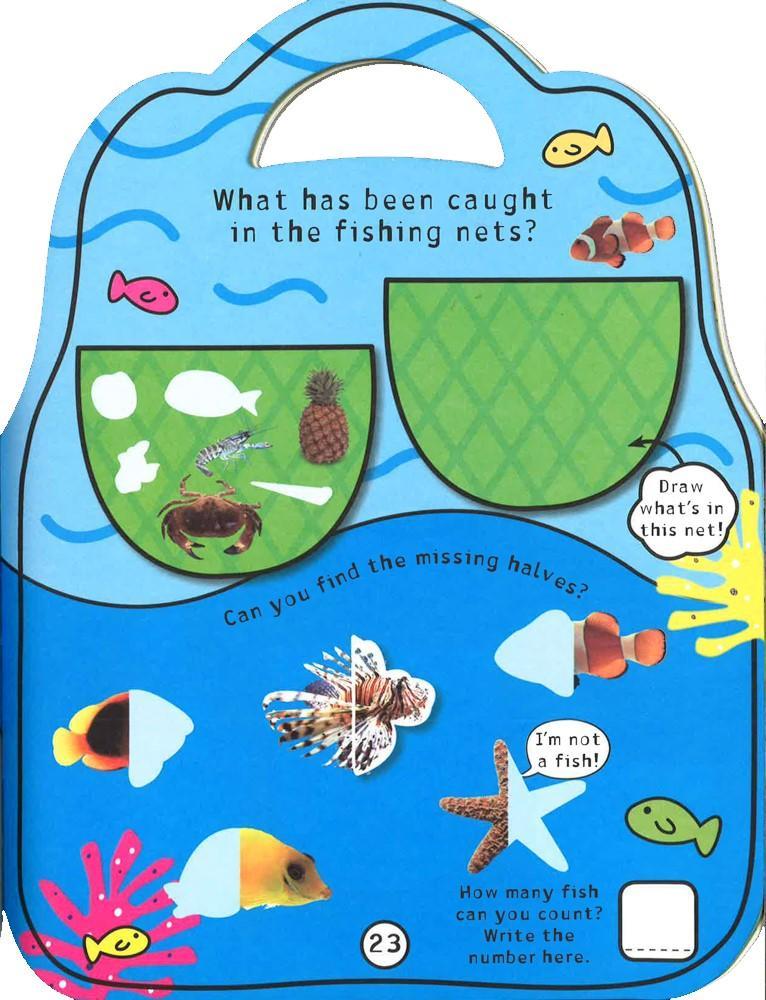 My Cool Sticker Backpack (Blue)