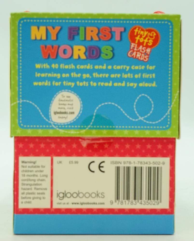 MY FIRST WORDS: TINY TOTS FLASH CARDS BOX SET