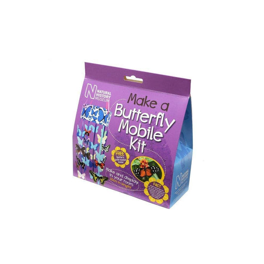 National History Museum - Make A Butterfly Mobile - Boxed Kit (24.5 X 20 X 5 Cm)