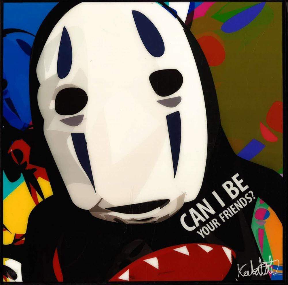 NO FACE_CAN I BE YOUR FRIENDS? POP ART (10X10)