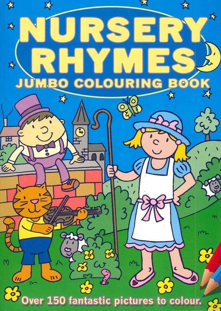 Nursery Rhymes Jumbo Colouring Book