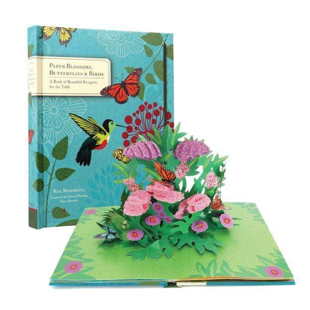 Paper Blossoms, Butterflies And Birds: A Book Of Beautiful Bouquets For The Table (Pop Up)