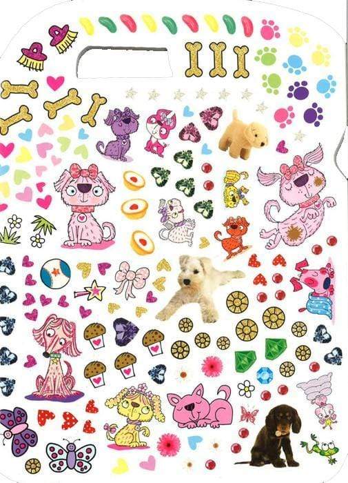 Pink Puppies Colouring Book