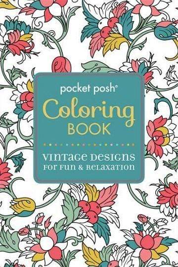 Pocket Posh Coloring Book: Vintage Designs