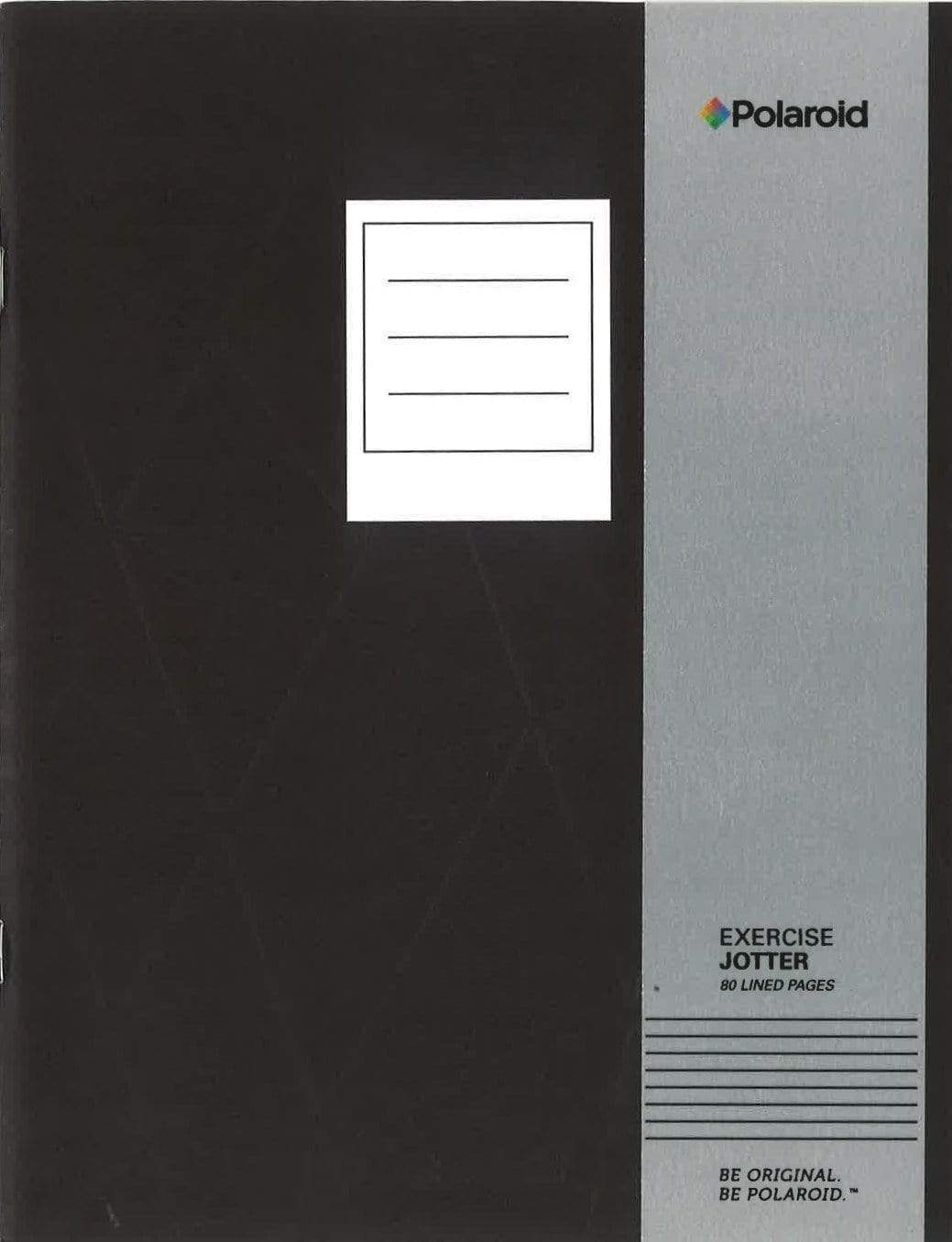 Polaroid: Exercise Jotter (Black)