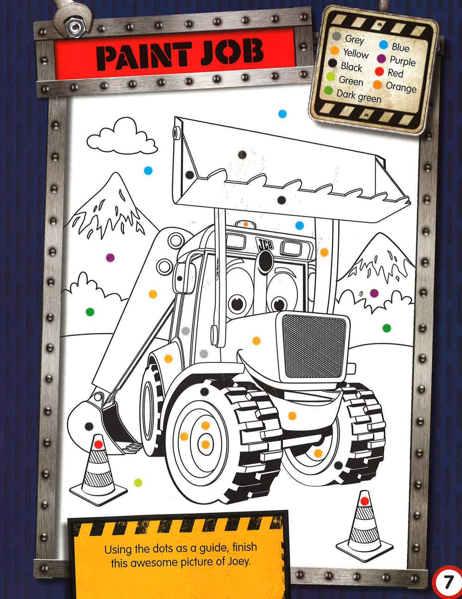 S & A Jcb: My First Jcb: Digger Zone Sticker And Activity