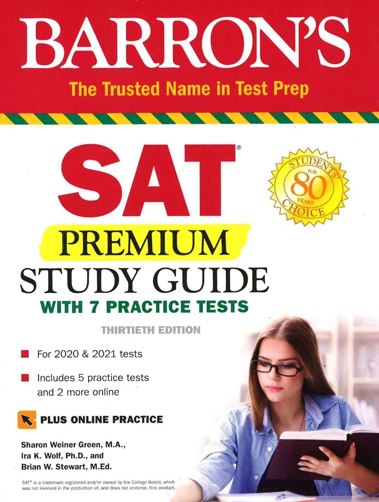 Sat Premium Study Guide With 7 Practice Tests