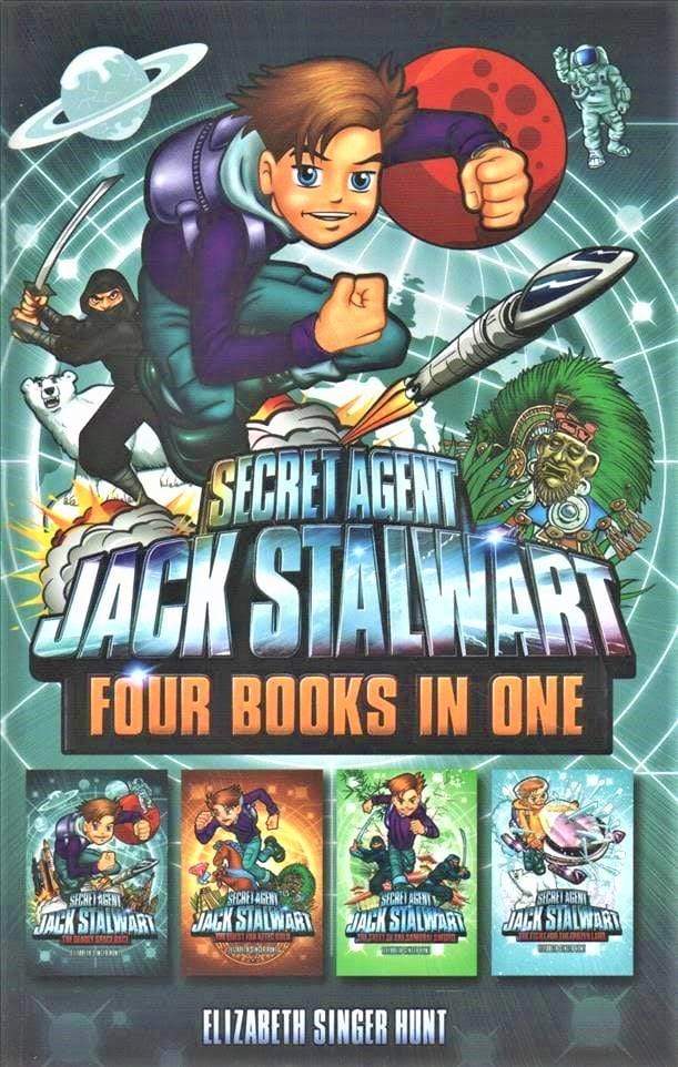 Secret Agent Jack Stalwart: Four Book in One (Vol. 9-12)