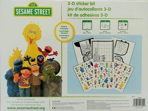 Sesame Street: 3-D Sticker Kit