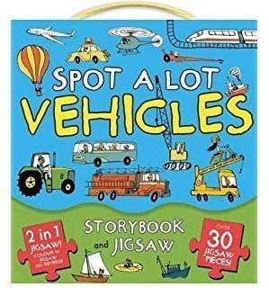 Spot A Lot Vehicles - Storybook and Jigsaw Pack