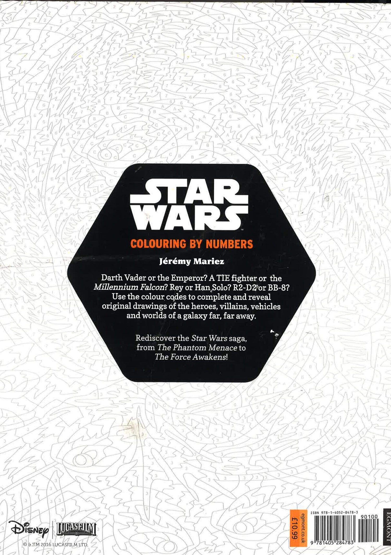 Star Wars: Colouring By Numbers (Star Wars Colouring Books)