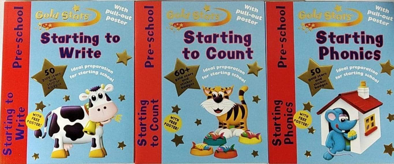 Starting Phonics, Gold Star : 3 Book Pack