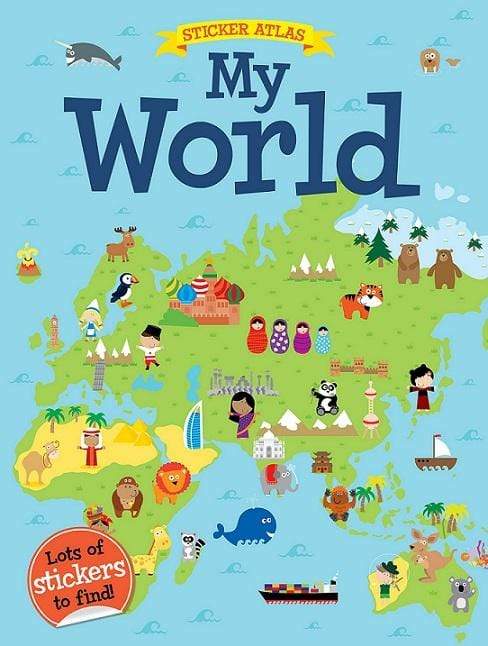 Sticker Atlas - My World