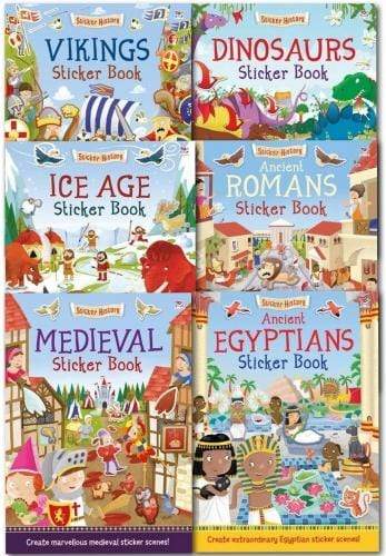 Sticker History (6 Books)