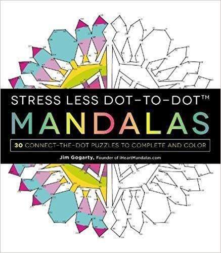 Stress Less Dot-to-Dot Mandalas