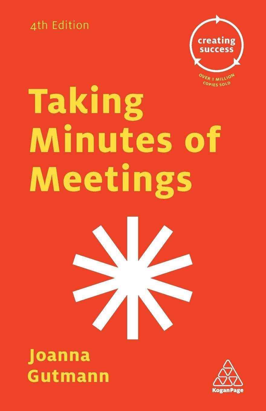 Taking Minutes Of Meetings