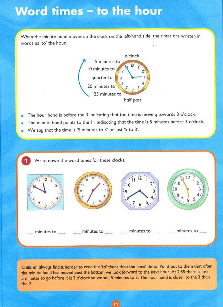 Telling the Time Ages 7-9: Prepare for school with easy home learning (Collins Easy Learning KS2)