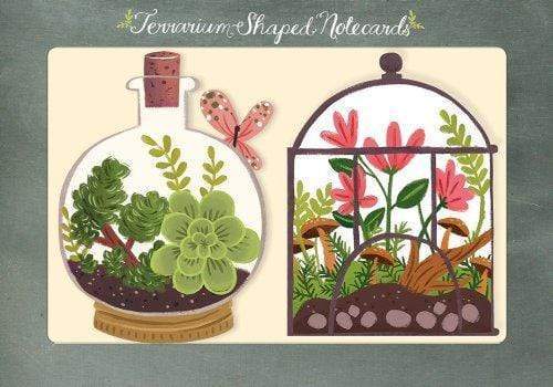 Terrarium Shaped Notecards