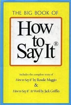 The Big Book Of How To Say It (HB)