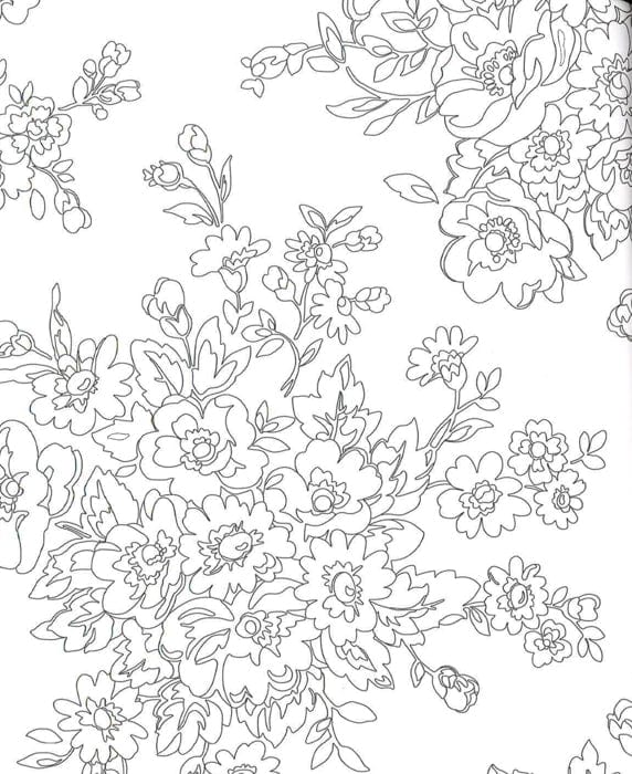 The Cath Kidston Floral Colouring Book