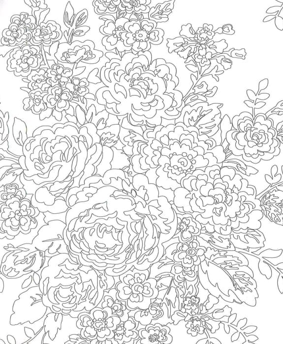 The Cath Kidston Floral Colouring Book