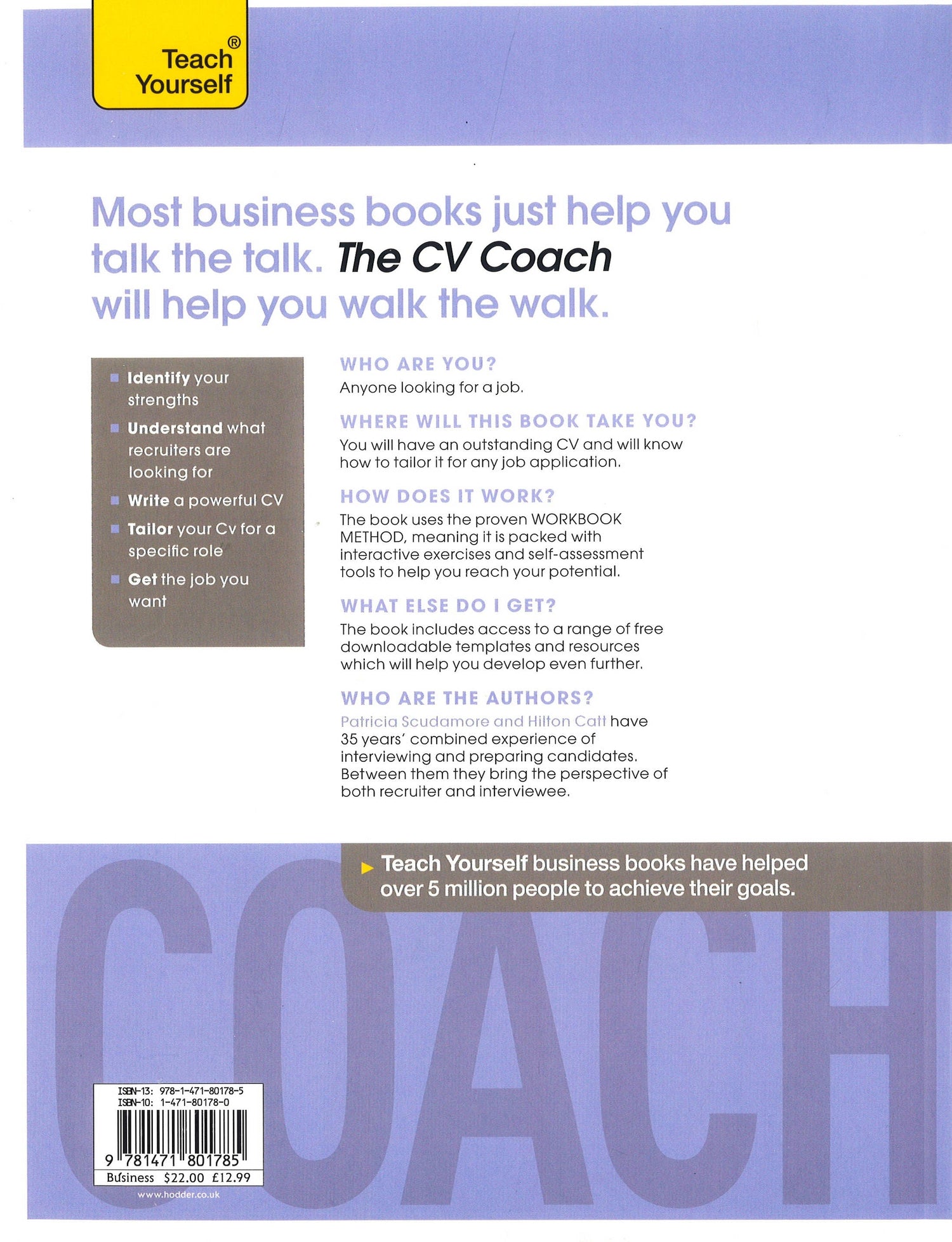 The Cv Coach (Teach Yourself - Your Personal Guide To Success)