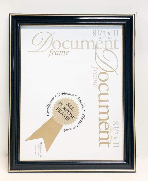 The Document Frame (8.5 X 11)- Black