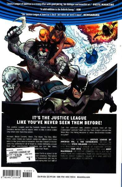 The Extremists (Justice League Of America Rebirth, Volume 1)