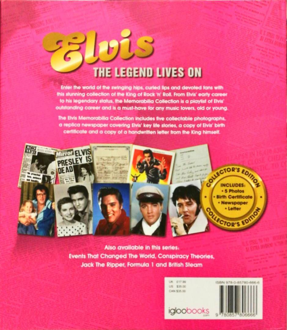 The Memorabilia Collection: Elvis The Legend Lives On