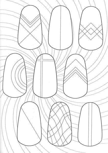 The Nail Art Colouring Book